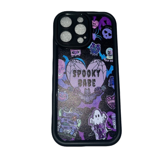 iPhone 15 ProMax Spooky Halloween ghostly soft phone case NWT - Picture 5 of 5